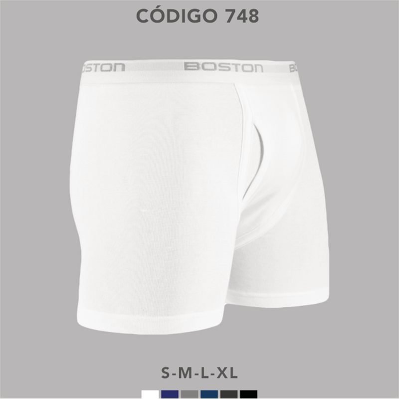 748 Bicishort en tejido rib con elastano - Boston