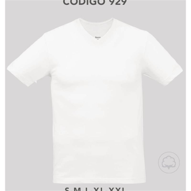 929 Camiseta manga corta cuello "v" - Boston