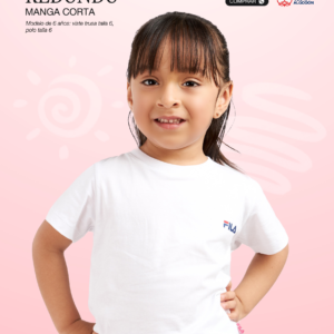 Fila FU-010 - Polo cuello redondo manga corta