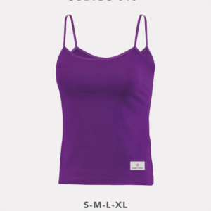 Sweet Cotton 613 - Camiseta tank top de algodón con elastano, ajuste perfecto al cuerpo