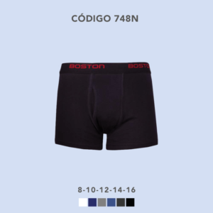 Boston Kids 748N - Bicishort en tejido rib con elastano