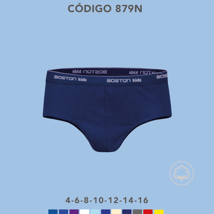 Boston Kids 878N - Bikini MATCH POINT con elástico recubierto